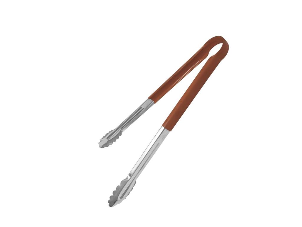 Szczypce do grilla / 40 cm / brązowe / R
