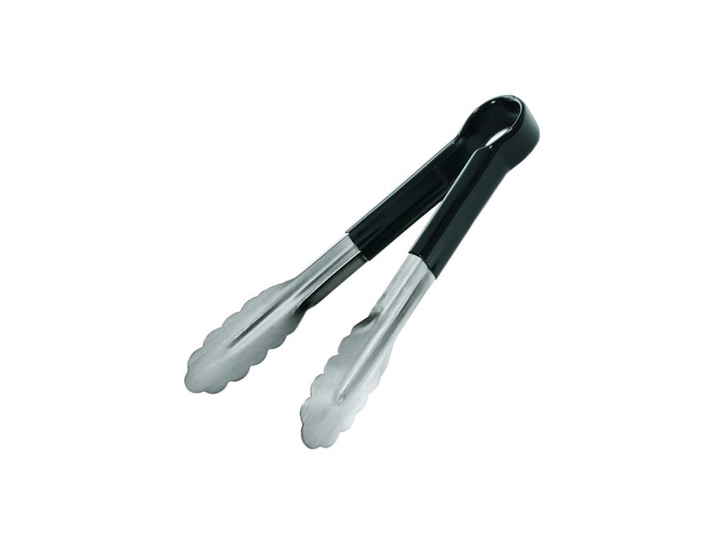 Szczypce do serwowania / 25 cm / czarne