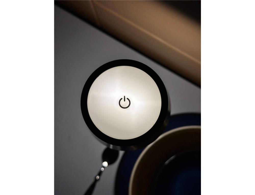 Lampa stołowa dotykowa / 10x10x37cm / 1