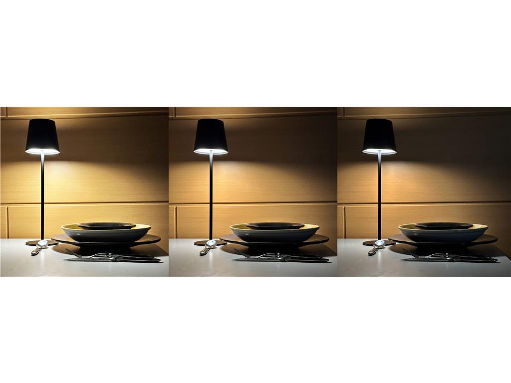 Lampa stołowa dotykowa / 10x10x37cm / 1