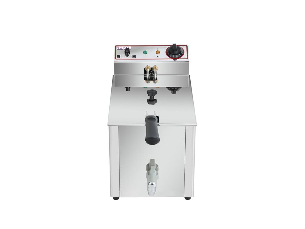 Frytkownica z kranem do oleju / 8L / 27x