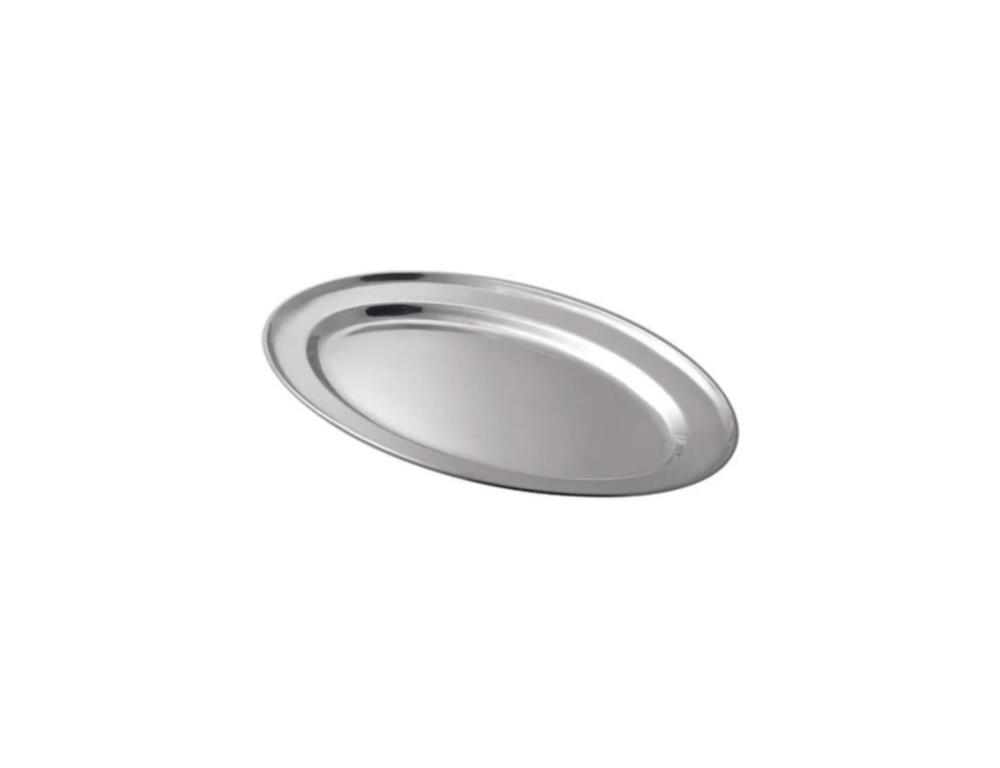 Taca do serwowania / 35 cm / srebrna / R