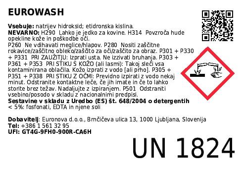 Płyn do mycia naczyń / Eurowash / 6kg