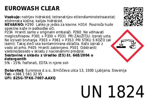 Płyn do mycia naczyń / Eurowash clear /