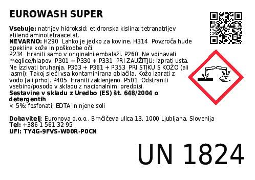Płyn do mycia naczyń / Eurowash super /