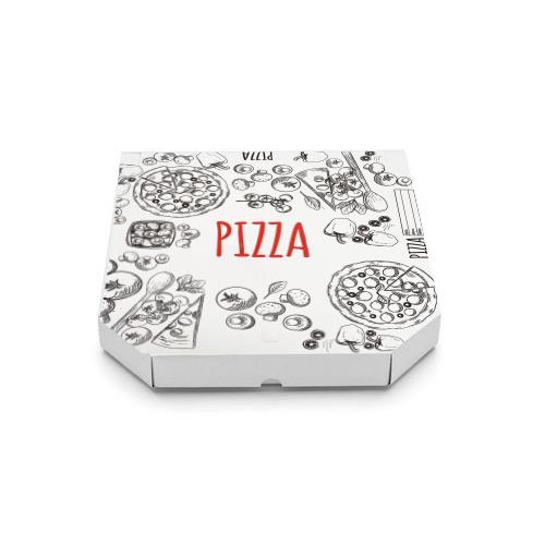 Pudełko na pizzę / 33x33x4cm / 100 szt.