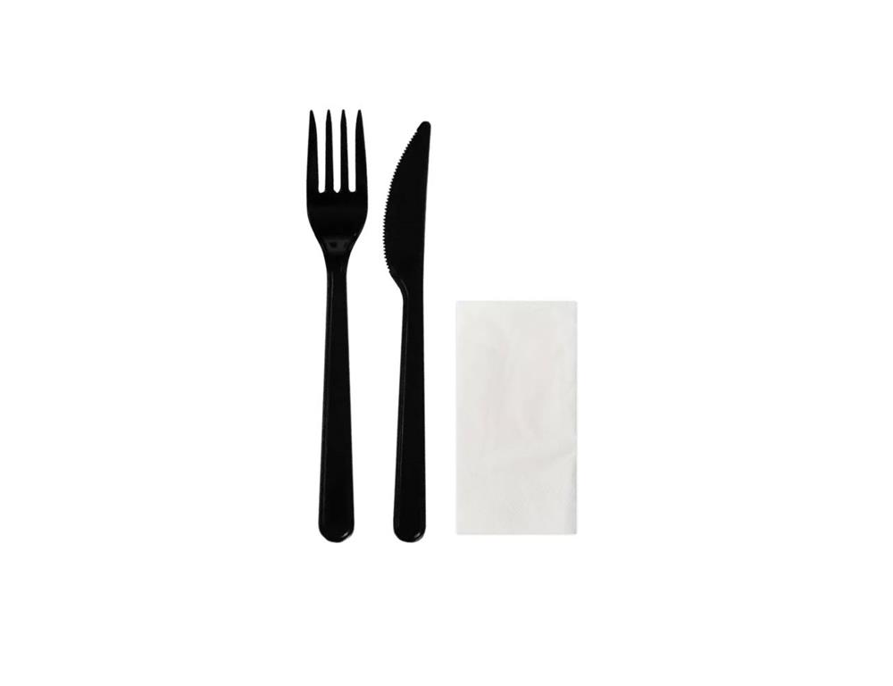 Zestaw / sztućce plastikowe / widelec+nó