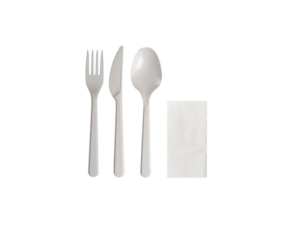 Zestaw / sztućce plastikowe / widelec ły