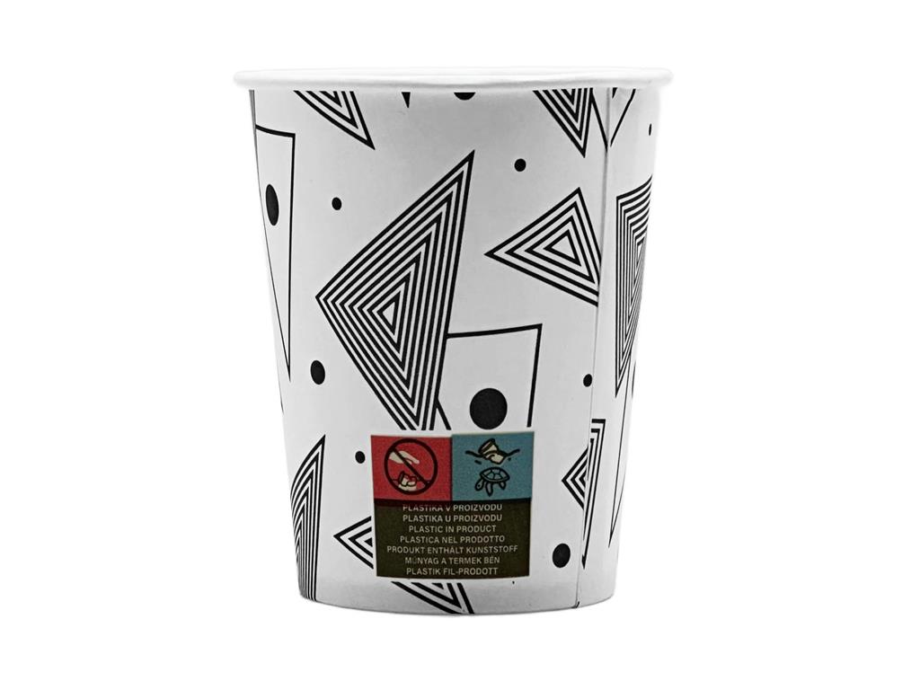 Kubek na kawę na wynos / 360ml / 80mm /