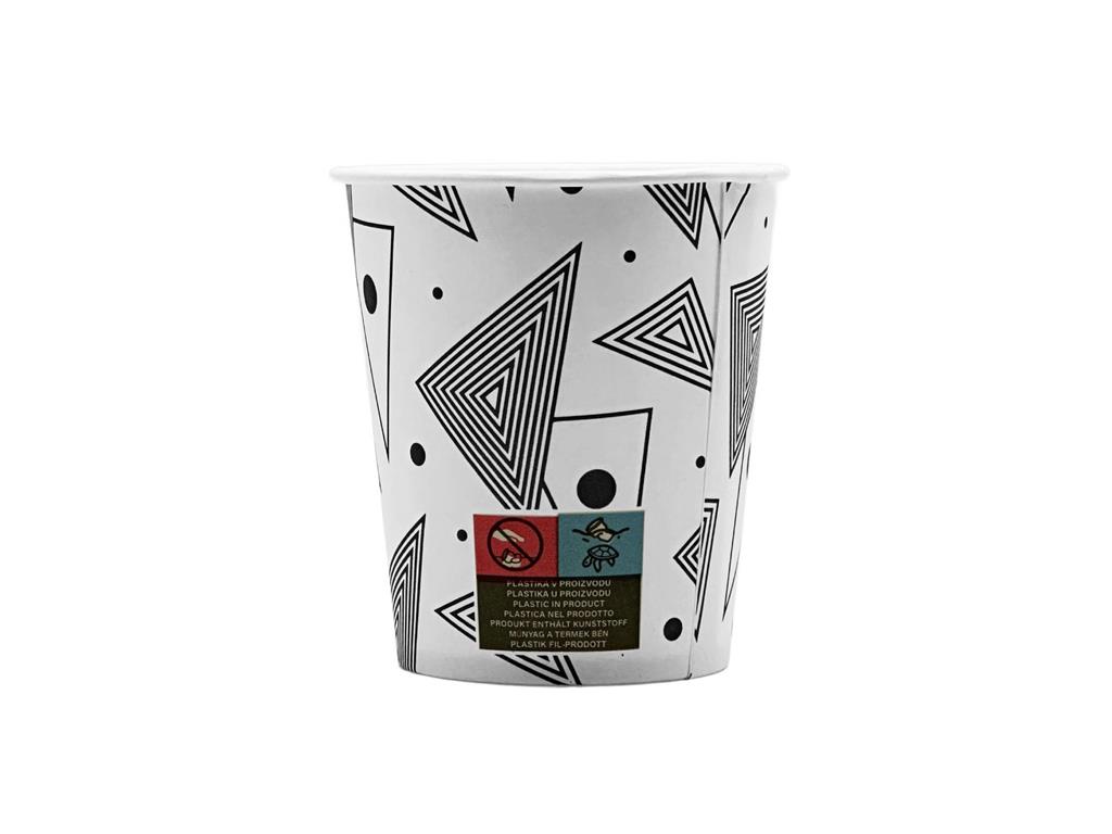 Kubek do kawy na wynos / 210ml / 70mm /
