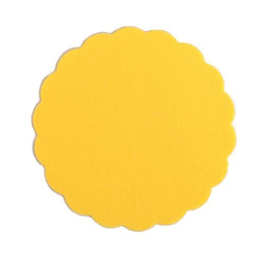 Podkładka papierowa Airlaid / 9 cm / żół