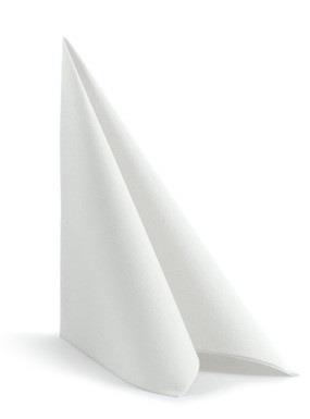 Serwetki / Airlaid / 40x40cm / białe / 5