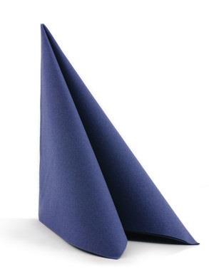 Serwetki / Airlaid / 40x40cm / granatowe