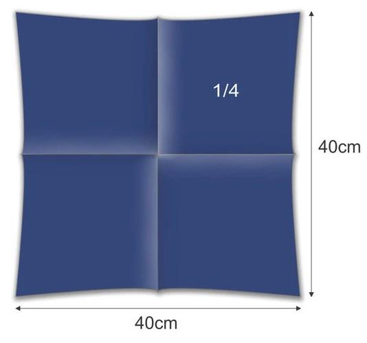 Serwetki / Airlaid / 40x40cm / granatowe