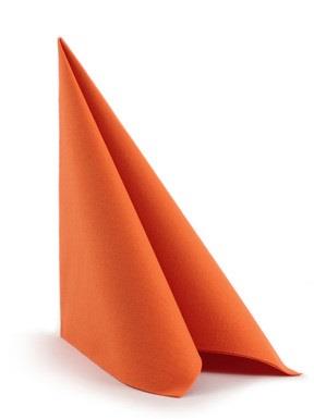 Serwetki / Airlaid / 40x40cm / pomarańcz