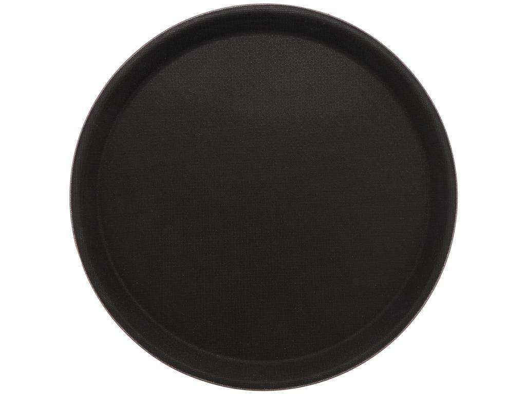 Taca kelnerska / 27cm / czarna / antypoś