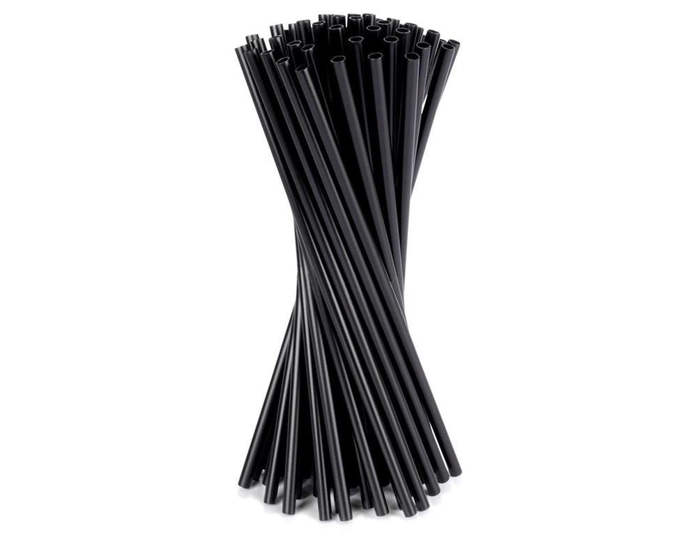 Slamice / multi use / 6x230mm / črne / budget / 500kos