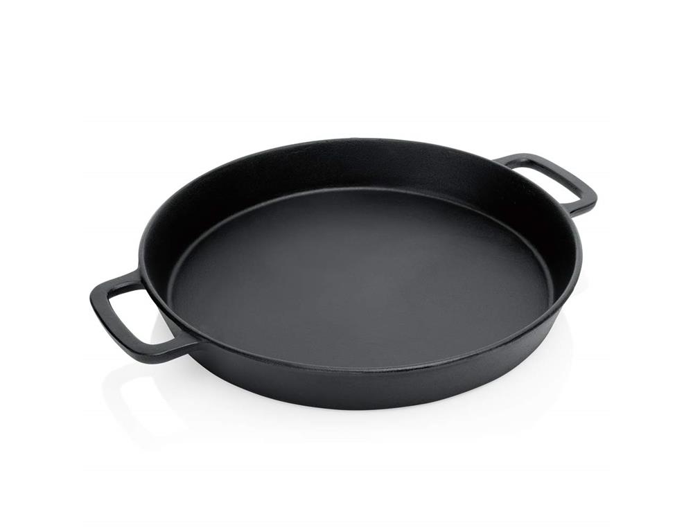 Patelnia żeliwna / 50cm / dwa uchwyty /
