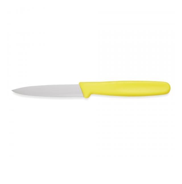 Nóż do obierania / 8 cm / żółty