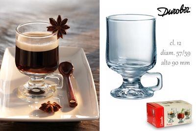 Szklanka do kawy z uchwytem / 12cl / 6 s