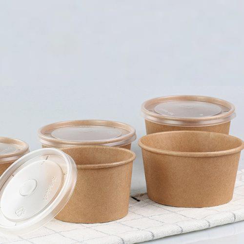Miska papierowa typu kraft / 11x7cm / 48