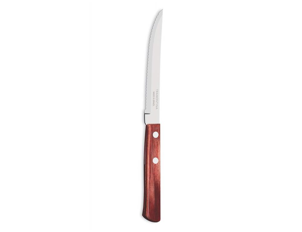 Nóż z drewna poliestrowego / 21 cm / 6 s