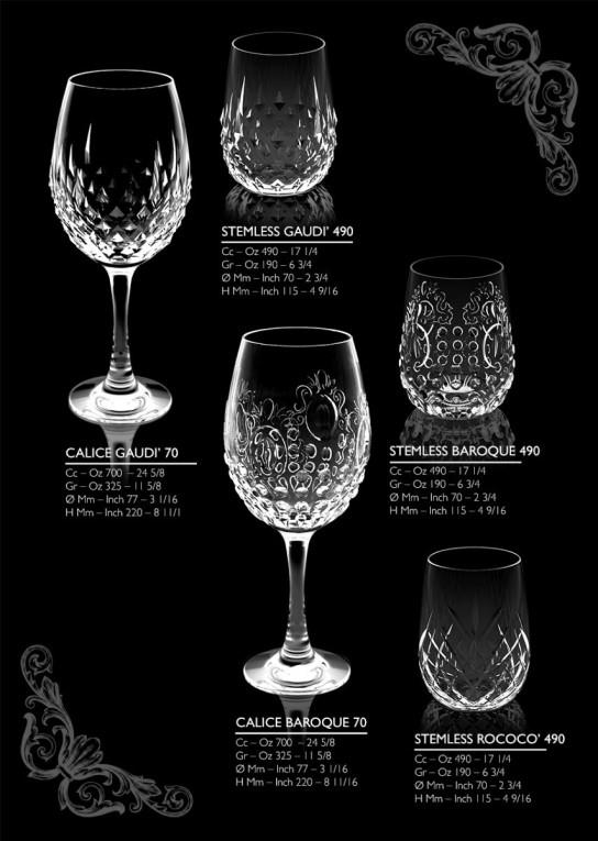 Szkło rokoko / 490ml / 6szt.