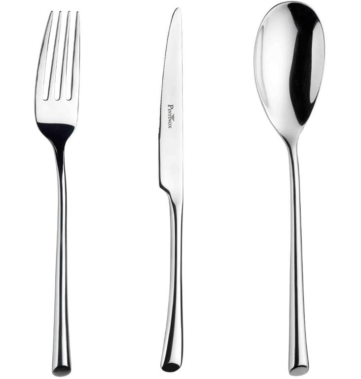 Widelec obiadowy trąbkowy / kuty / 20cm
