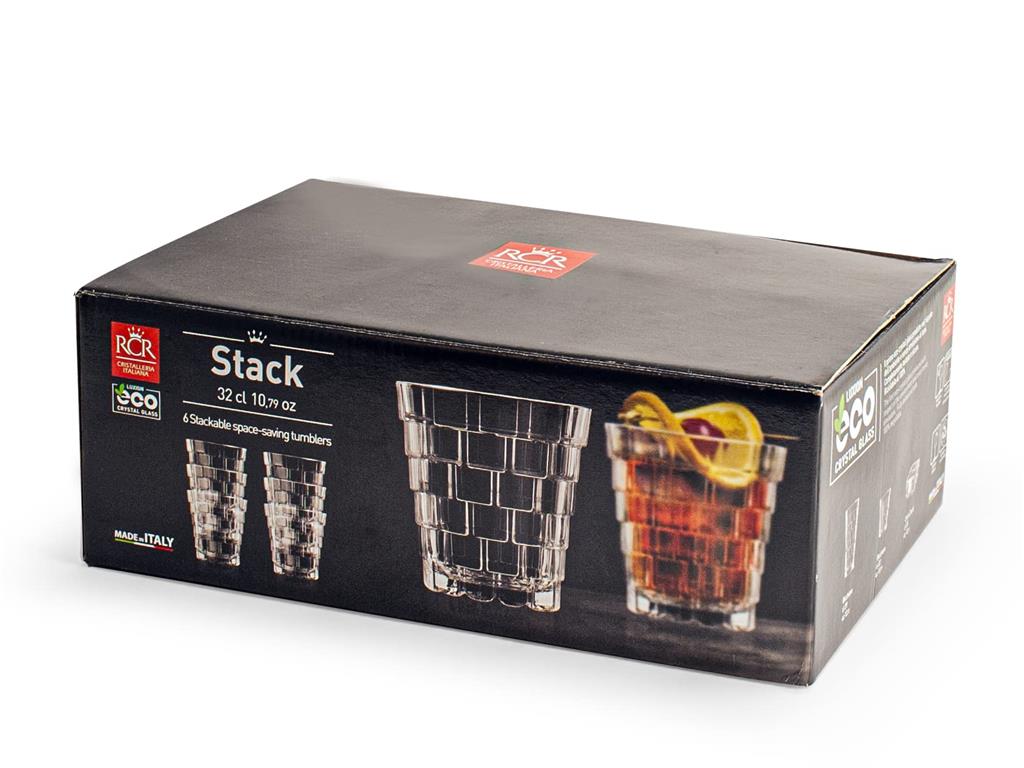 Szklanki do sztaplowania / 310ml / 6szt.