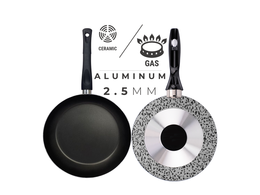 Patelnia aluminiowa / 28 cm / 2,5 mm / n