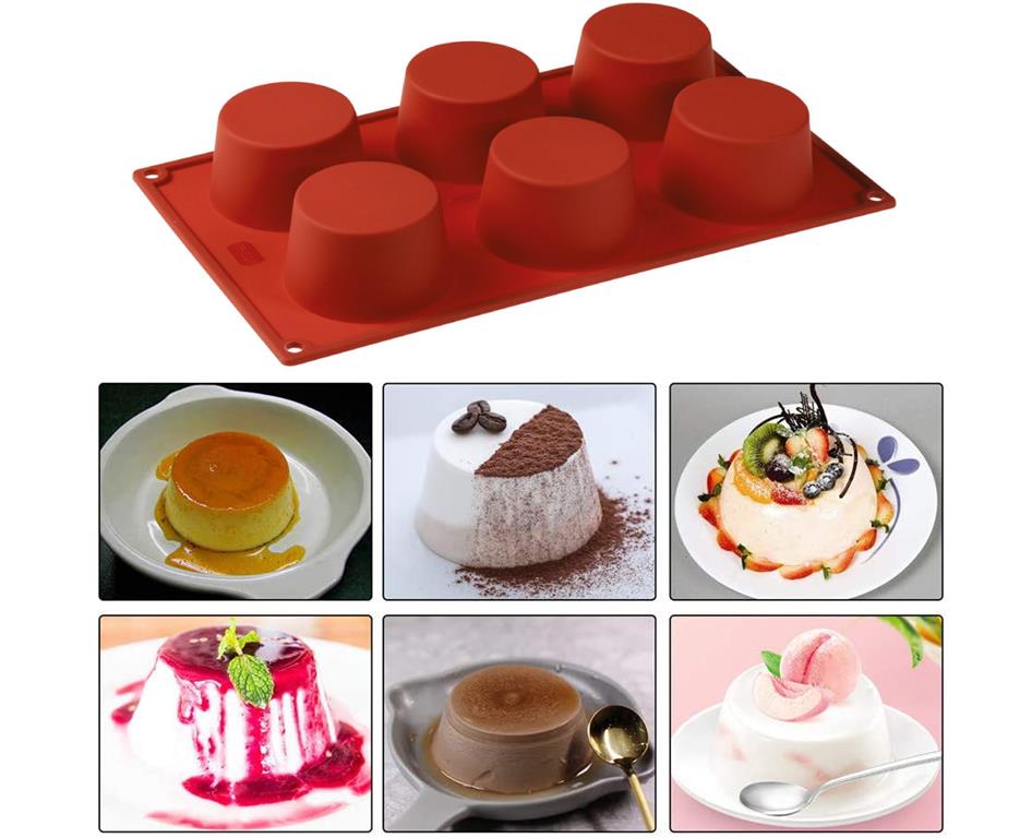 Silikonowa foremka do muffinek / 6 odcis