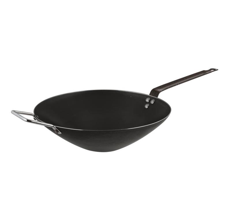 Wok stalowy / 40cm / 1,5mm