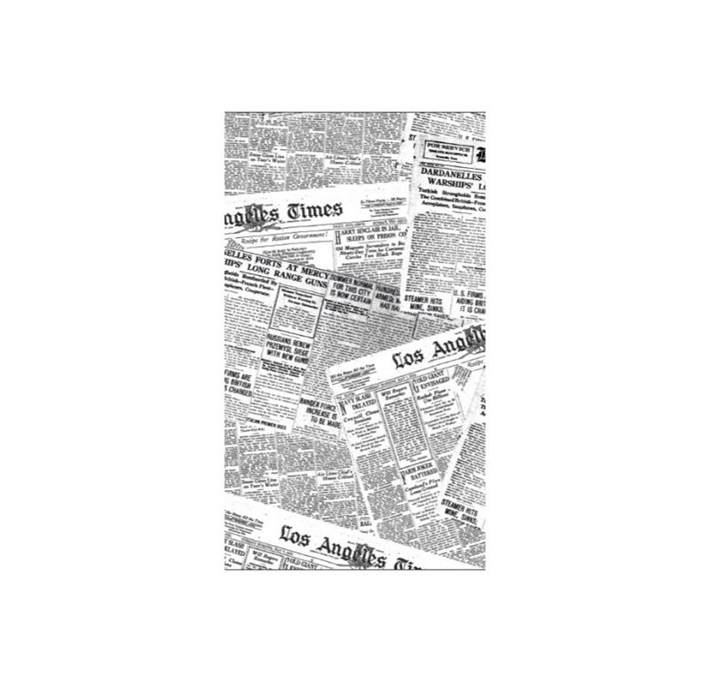 Papier pergaminowy / 20x35cm / gazeta /