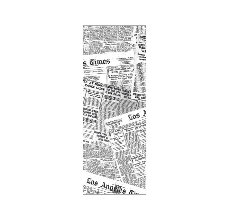 Papier pergaminowy / 15x40cm / gazeta /