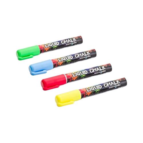 Marker kredowy płynny / 4 kolory / 6 mm
