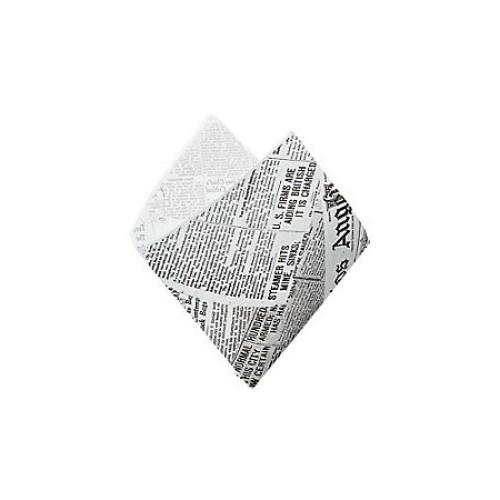 Torba na burgery / M / 17x18cm / gazeta