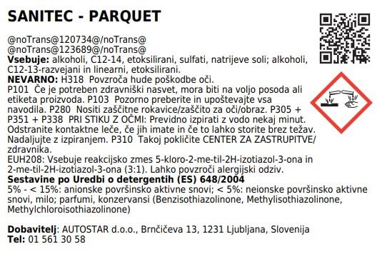 Środek do czyszczenia parkietów / 5L