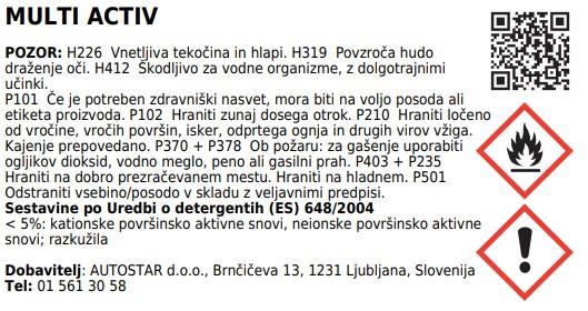 Środek dezynfekujący Multi Activ / 750 m