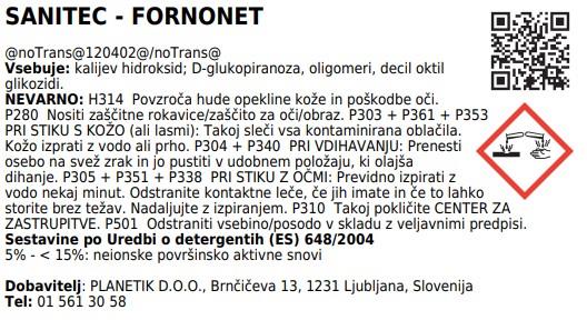 Środek do czyszczenia piekarników Fornon
