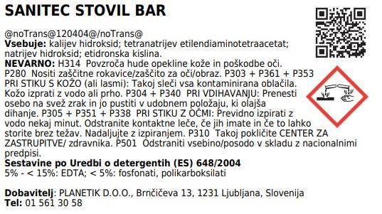 Płyn do zmywarki Stovil Bar / 5L