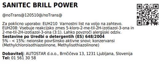 Środek nabłyszczający Brill Power / 5L