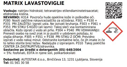 Płyn do zmywarki Lavastoviglie / Matrix