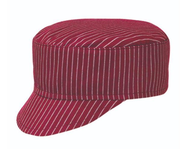 Czapka kucharska / Z daszkiem / wino / 2