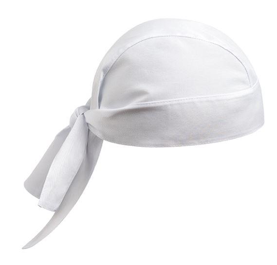 Czapka szefa kuchni / bandana / biała /