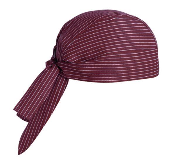 Czapka szefa kuchni / bandana / wino / 2