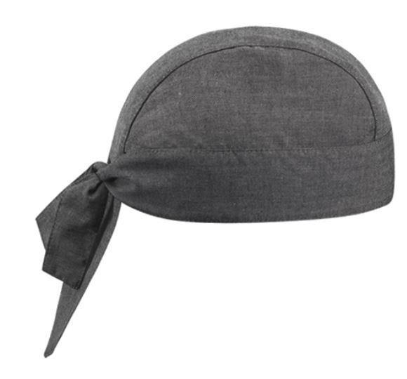 Czapka szefa kuchni / bandana / szary mi