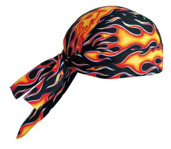 Czapka szefa kuchni / bandana / płomieni