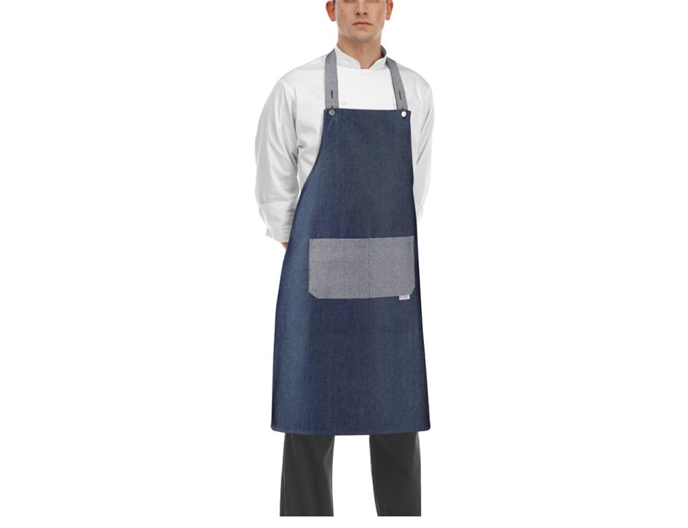 Fartuch kuchenny / 90x70cm / jeans / 2 s