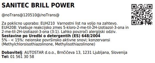 Wzmacniacz połysku Brill Power / 15L