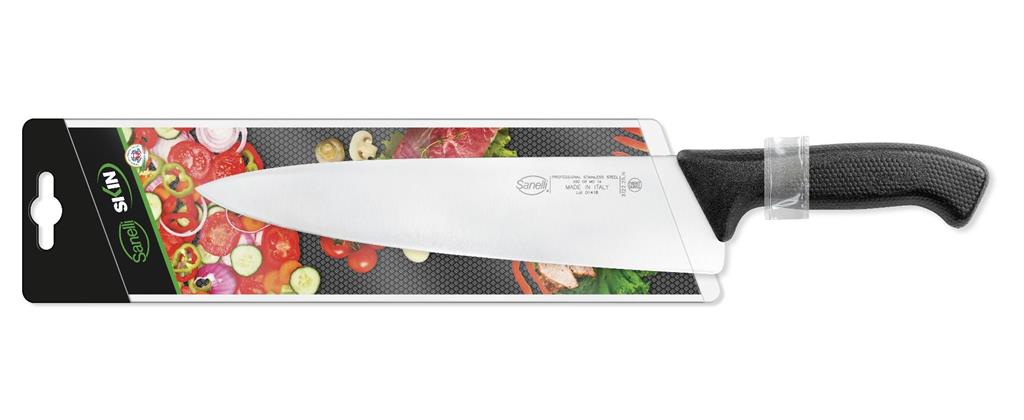 Nóż kuchenny / 25cm / Skóra